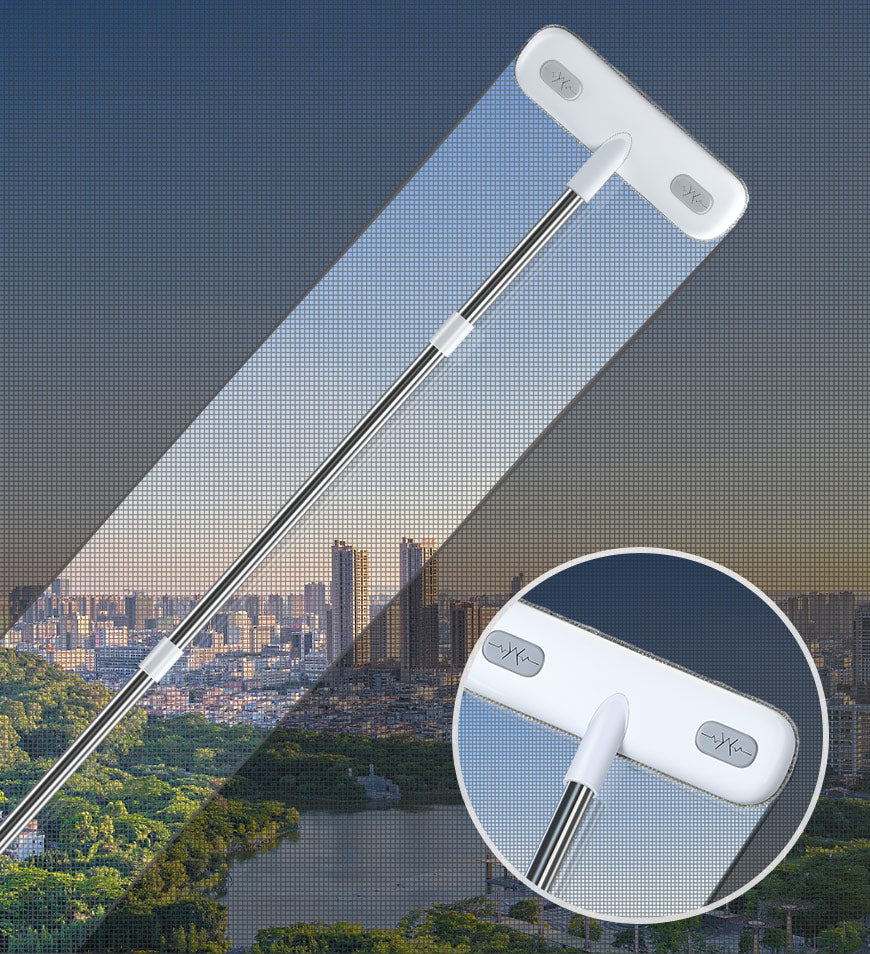 Joybos® 2 in 1 Extended Cleaning Brush for Window Screens, Carpets, So