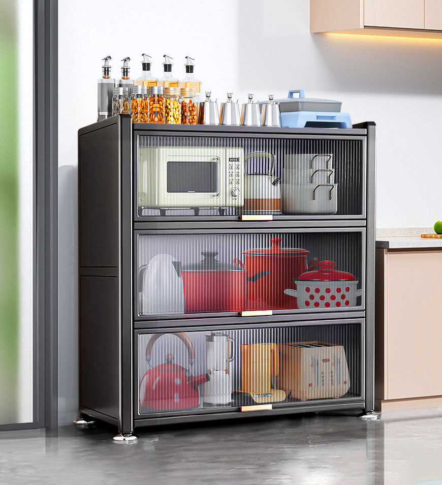 Joybos® 4-Tier New Upgrade Large Metal Kitchen Storage Cabinet F244