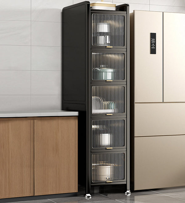 Joybos® 6 Tiers Upgrade Narrow Multifunction Metal Kitchen Storage Cabinet F217