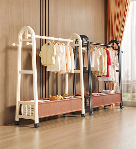Joybos® Freestanding Clothes Rack, Heavy Duty Garment Rack with Leathe