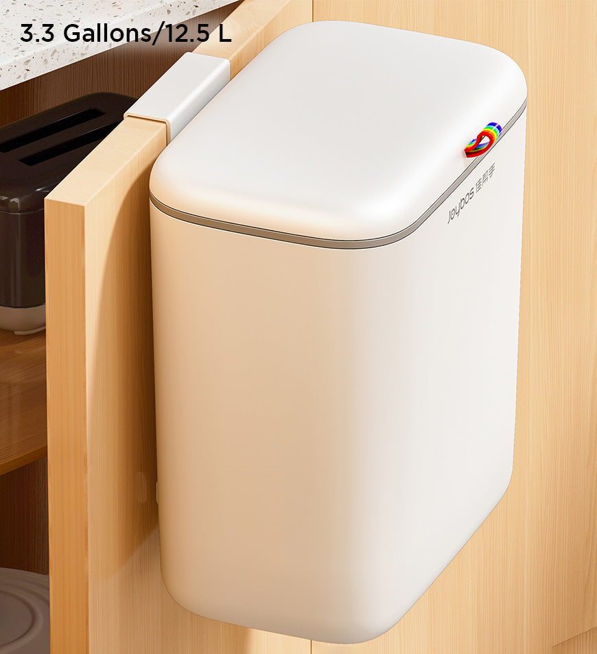 Joybos® Rainbow Kitchen Hanging Trash Can With Lid Z28 Joybos® Rainbow Kitchen Hanging Trash Can With Lid Z28