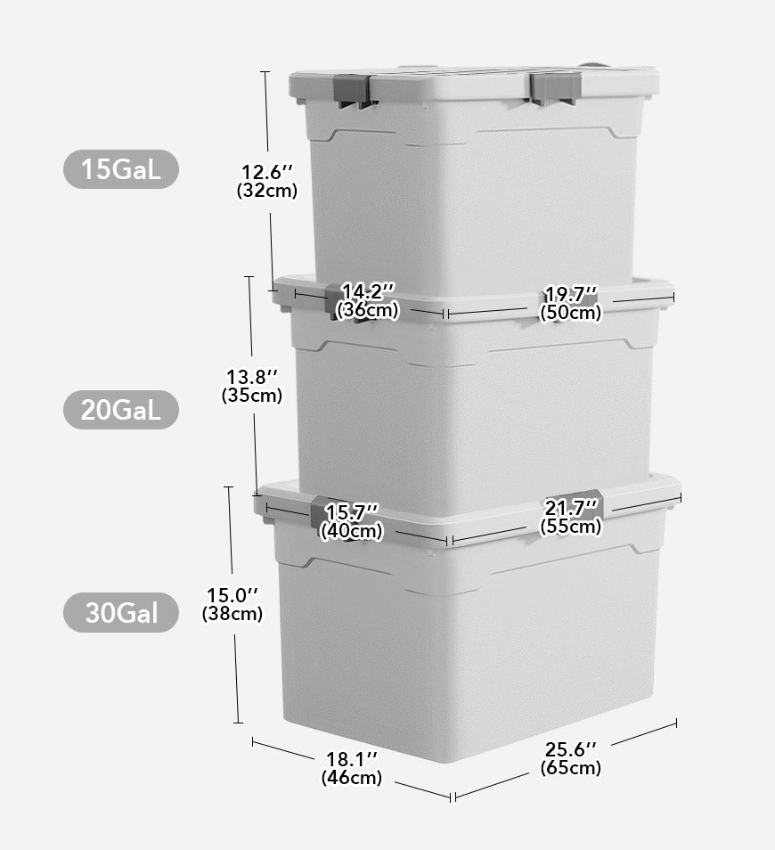 Joybos® Large-Capacity Folding Storage Bins With Lids and Wheels