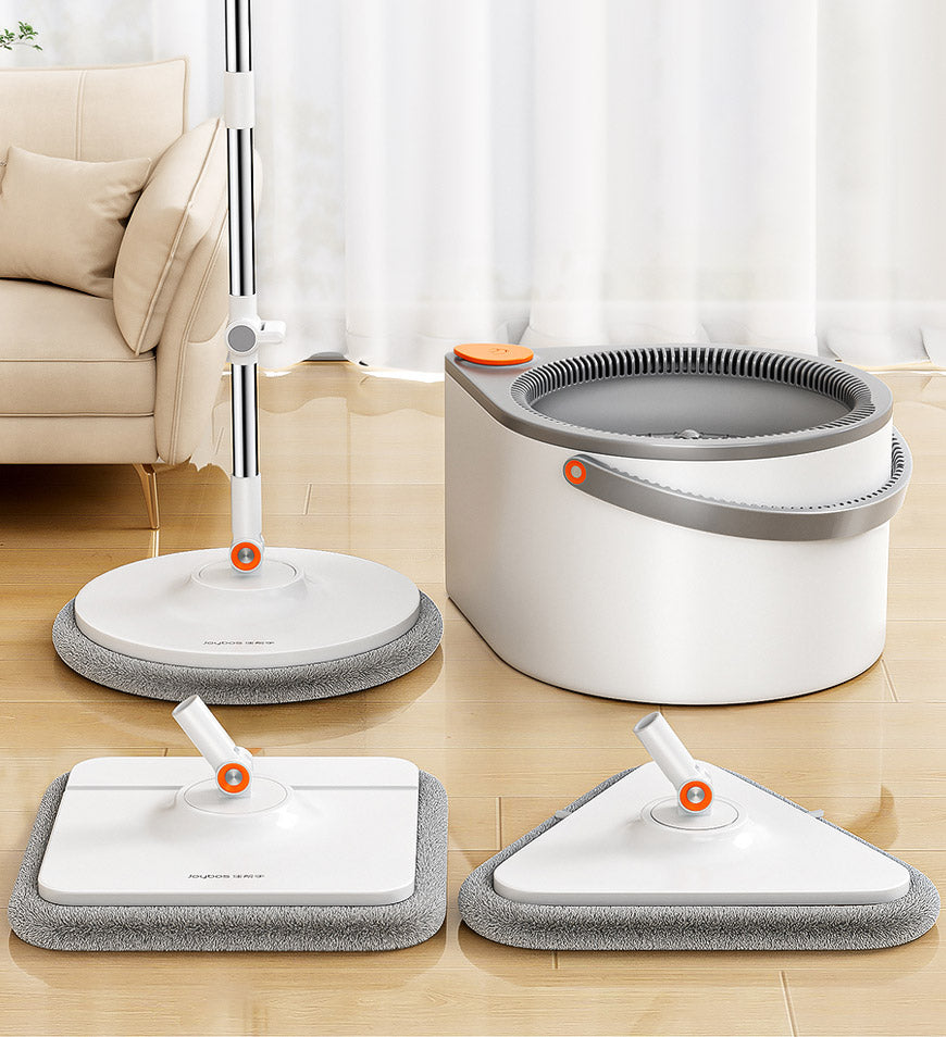 Joybos® 360 Spin Mop Bucket Set and Wringer with Three Types Mop Heads