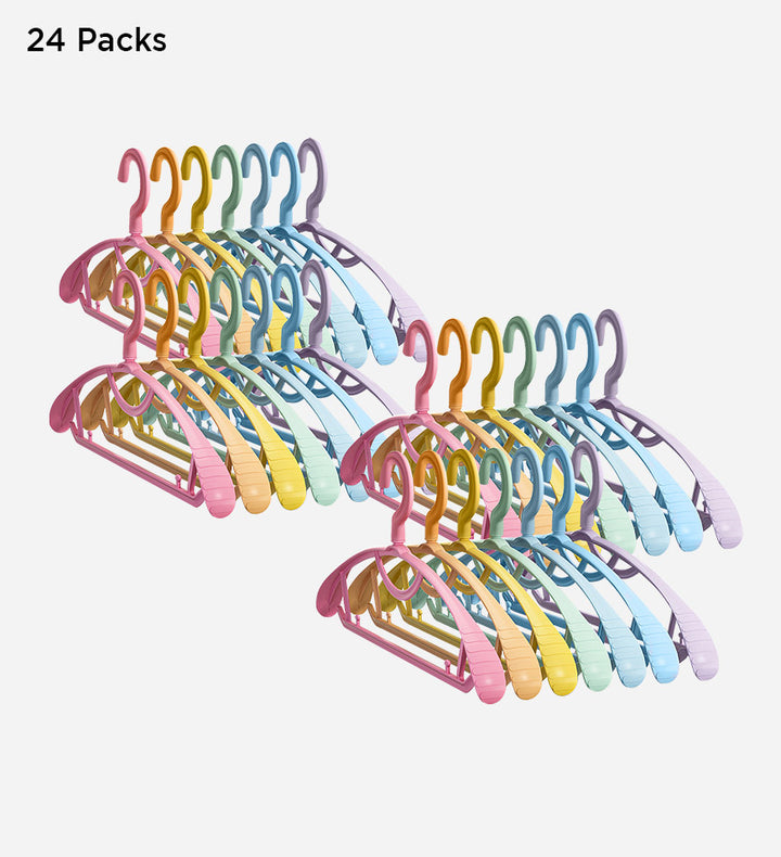 Joybos®16.5  Non-Slip Space Saving Hangers in Rainbow Colors