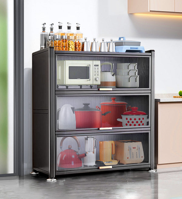 Joybos® 4-Tier New Upgrade Large Metal Kitchen Storage Cabinet F244