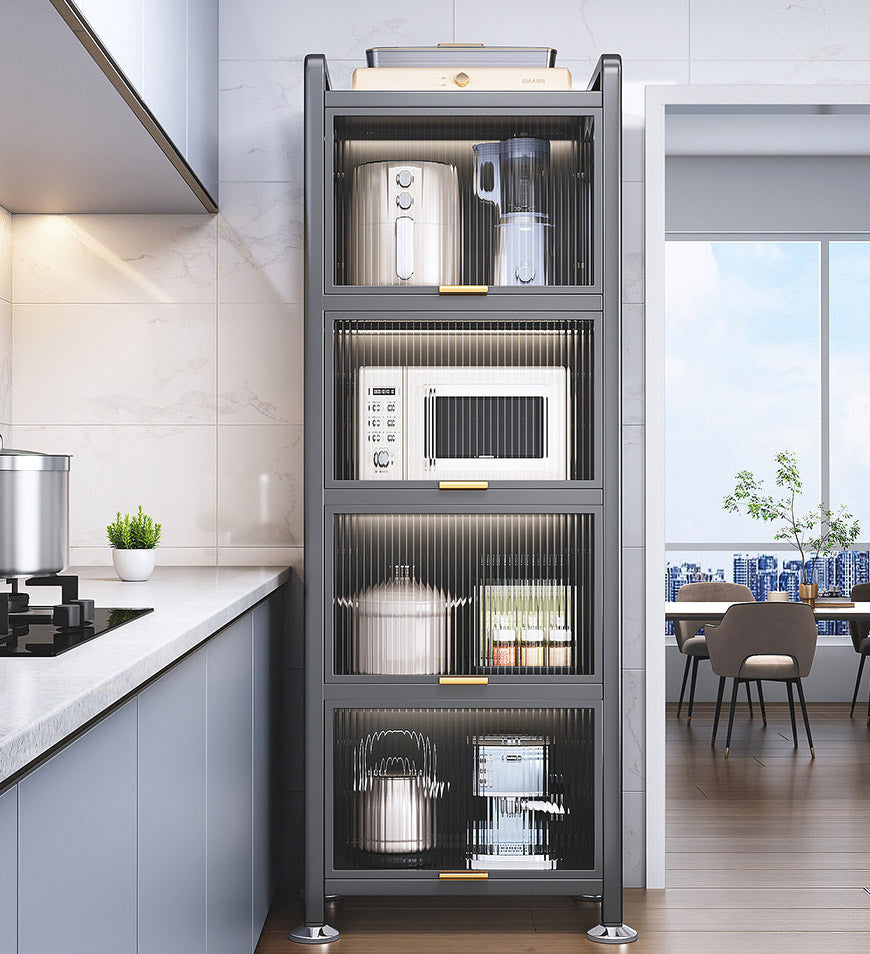 Joybos® 5 Tiers Narrow Multifunction Dustproof Metal Kitchen Storage C