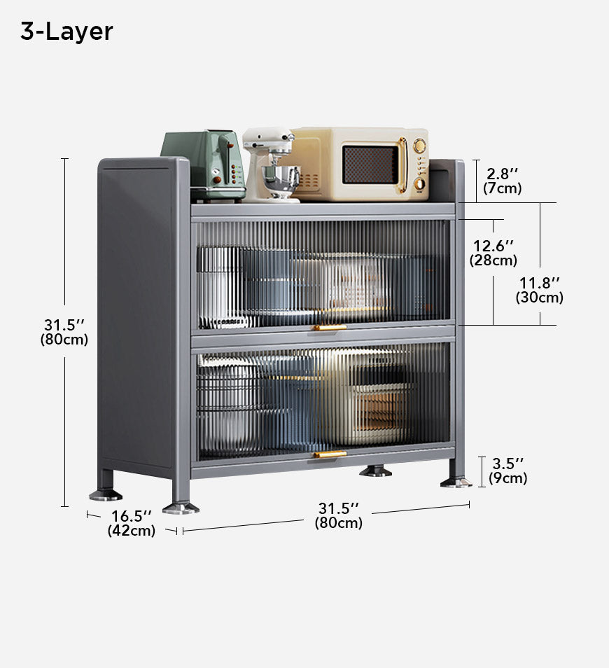 Joybos® 6 Tier Upgrade Large Metal Kitchen Pantry Storage Cabinet F118