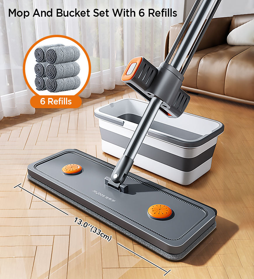 セット　スミス　ボビー ウィット jr ボブルヘッド h710 f964 Joybos® Household Hands Free Flat Floor Mop With Wringer Set Z99