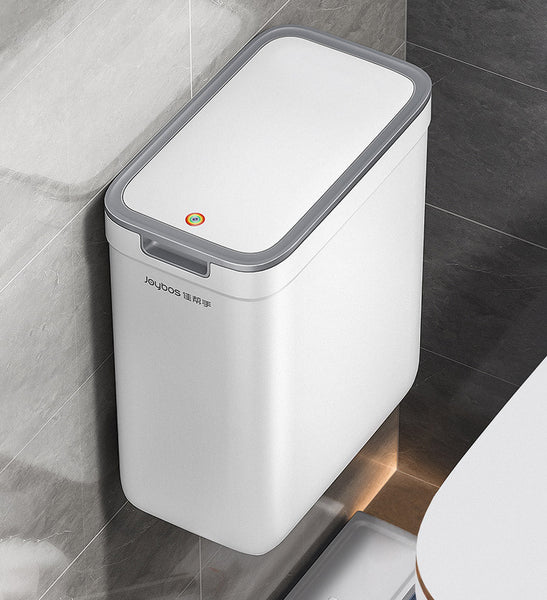 Joybos® Wall Mountable Narrow Trash Can with Lid Z68