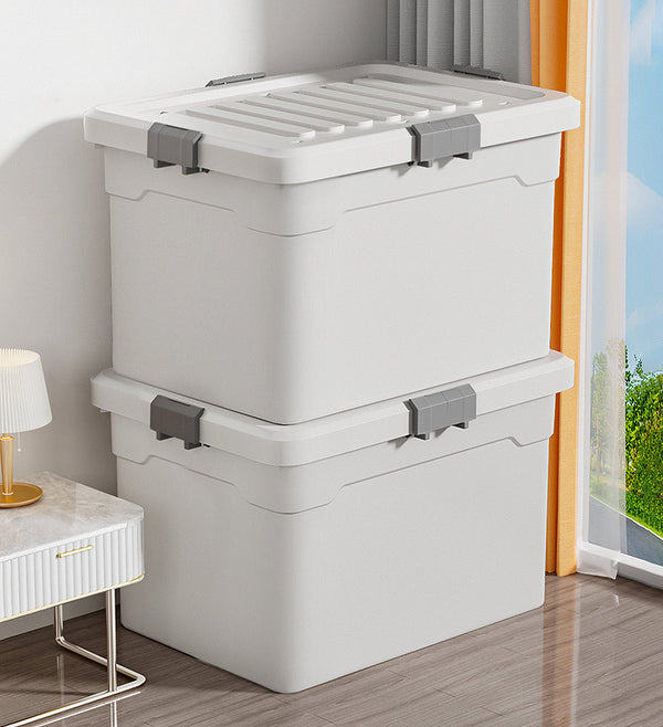 Joybos® Durable Stackable Wheeled Storage Containers with Lids Z18