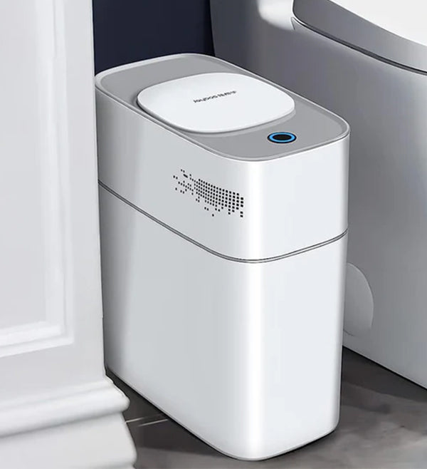 Joybos® Motion Sensor Smart Trash Can with Lid Touchless Garbage Can for Bathroom Z207