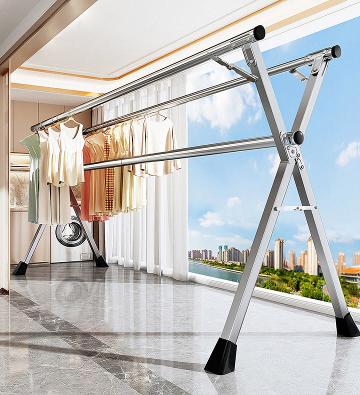 Joybos® Heavy Duty Stainless Steel Foldable Clothes Drying Rack F225 Joybos® Heavy Duty Stainless Steel Foldable Clothes Drying Rack F225