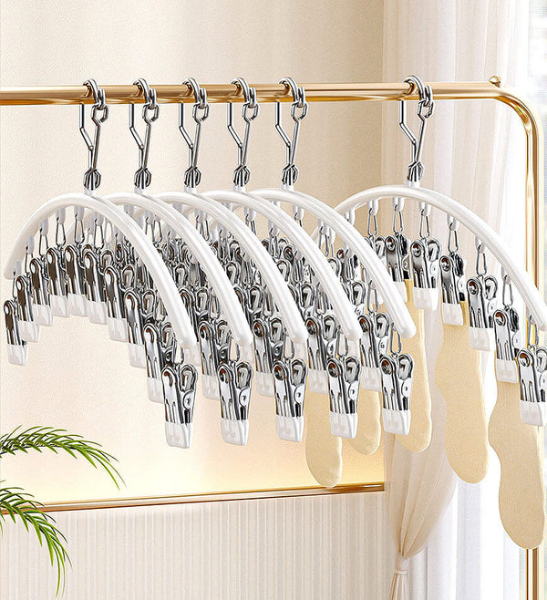Joybos® Stainless Steel Laundry Drying Rack Windproof with 10 Clips