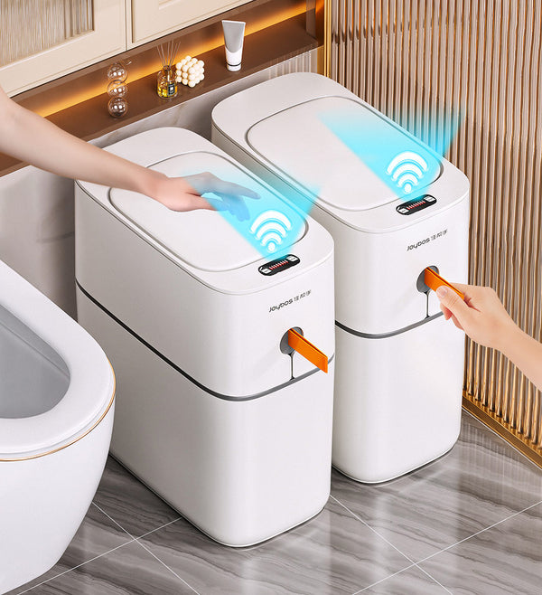 Joybos® 3.6 Gallon Automatic Smart Sensor Bathroom Trash Can with Lid