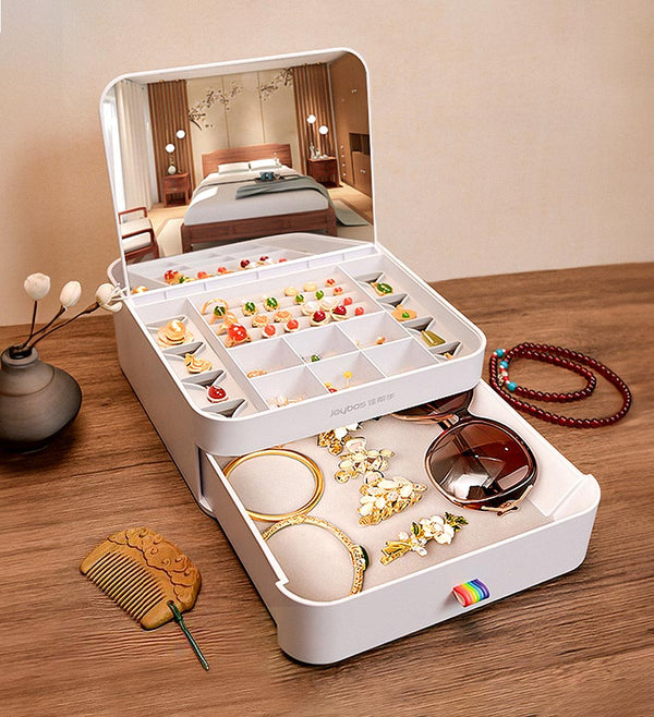 Joybos® Portable Jewelry Organizer Case With Mirror Z131