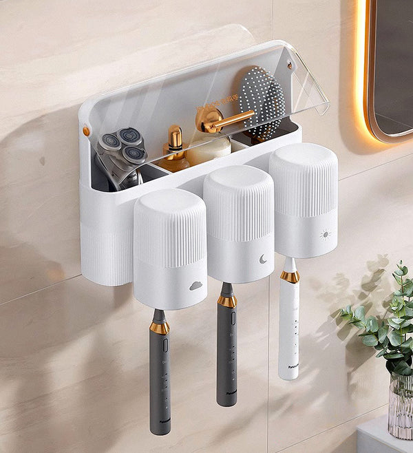 Joybos® Wall-Mounted Toothbrush Holder 3 Cups Z73