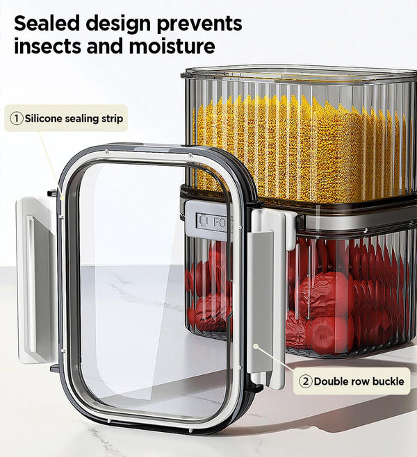 Joybos® 3 PCS Household kitchen sealed jar storage jar F264