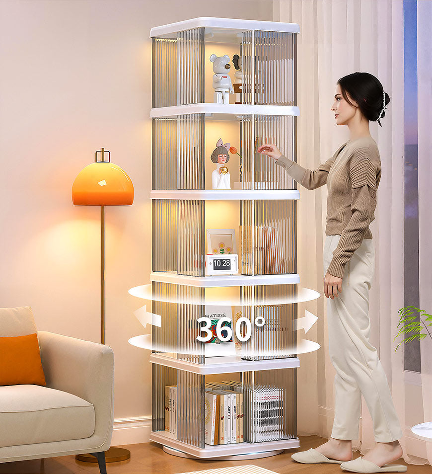 Joybos® Rotating Bookshelf with 360° Spinning Shelves F265