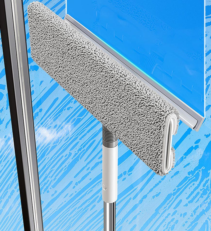 Using Squeegee Joybos® Professional Multi-Use Rotatable Squeegee Window Cleaning Wipe