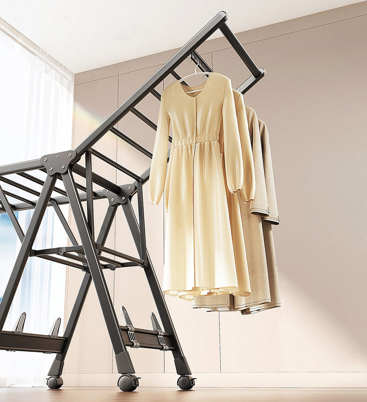 Foldable Window Drying Rack Joybos® Free-Standing Foldable 2-Tier Laundry Drying Rack F226
