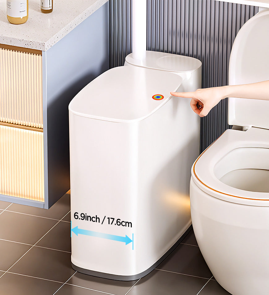 Joybos® 2 In 1 Slim Bathroom Trash Can With Toilet Brush Z32