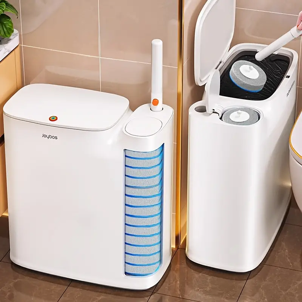Joybos® 2 In 1 Slim Bathroom Trash Can With Toilet Brush Z32