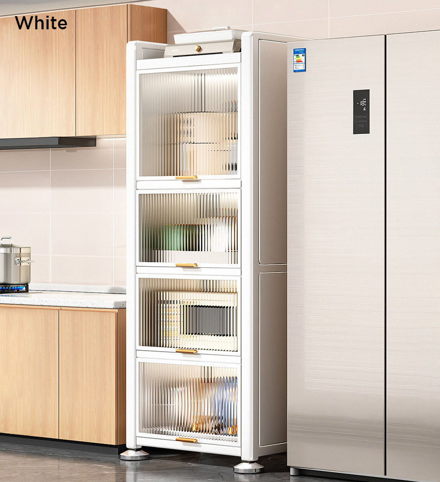 Joybos® 5 Tiers Narrow Multifunction Dustproof Metal Kitchen Storage C