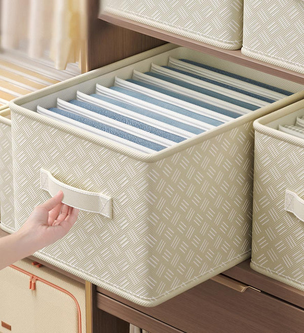 Joybos® Home Fabric Storage Bin Drawer Organizers with Dividers T15