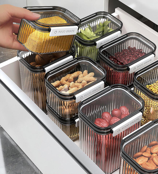 Joybos® 3 PCS Household kitchen sealed jar storage jar F264