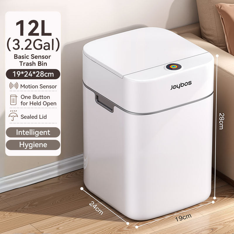 Joybos® 1pc Motion Sensor Bathroom Trash Can with Lid,Shape for Bathro
