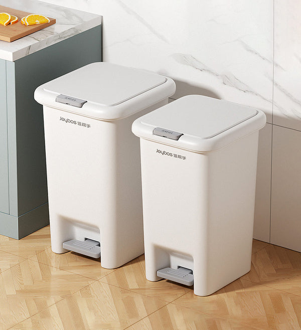Joybos® Slim Step On Pedal Plastic Trash Can Kit F26