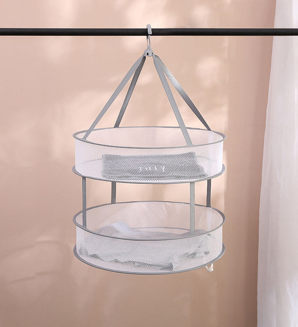 Joybos® 2 Tier Folded Mesh Clothes Hanging Dryer Rack F84
