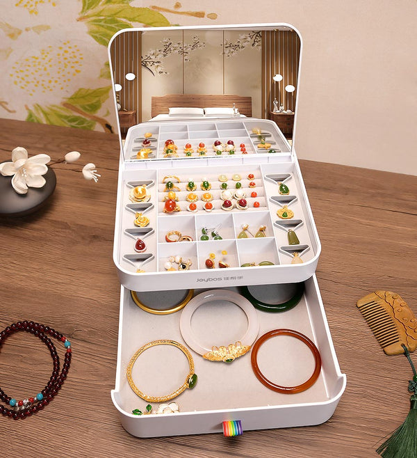 Joybos® Portable Jewelry Organizer Case With Mirror Z131