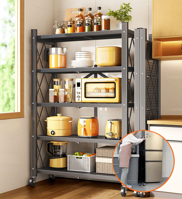 Joybos® Metal Kitchen Pantry Storage Cabinet with DIY Pegboard Wall