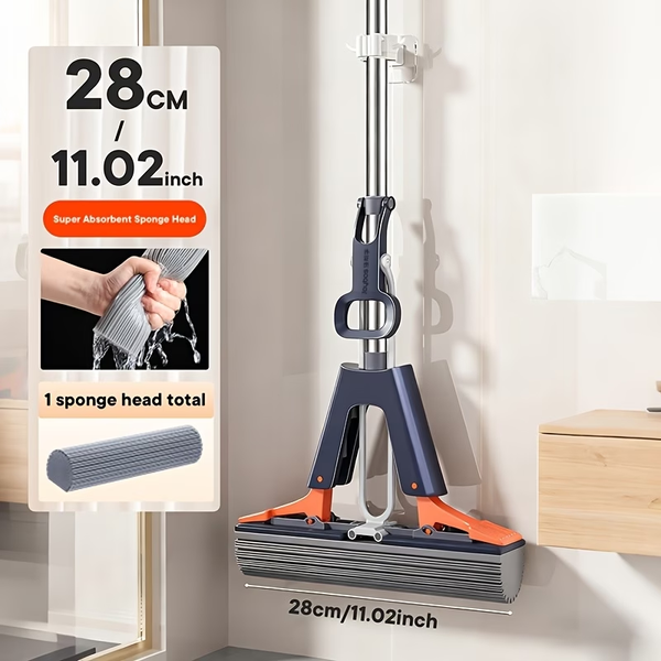 Joybos® Self-Wringing Sponge Mops For Floor Cleaning Squeeze Z175