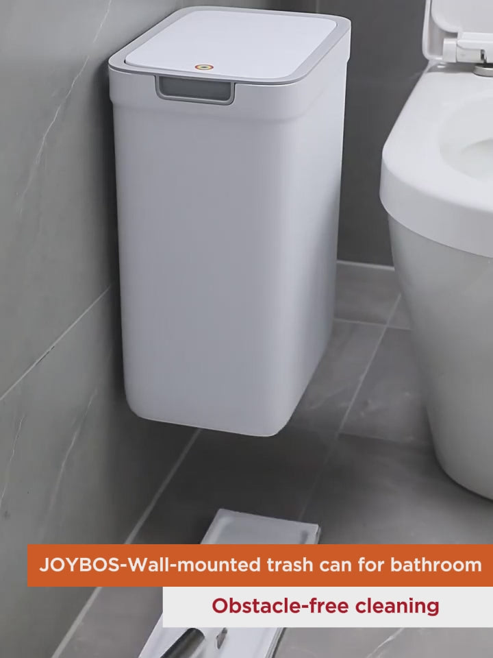 Joybos® Wall Mountable Narrow Trash Can with Lid Z68