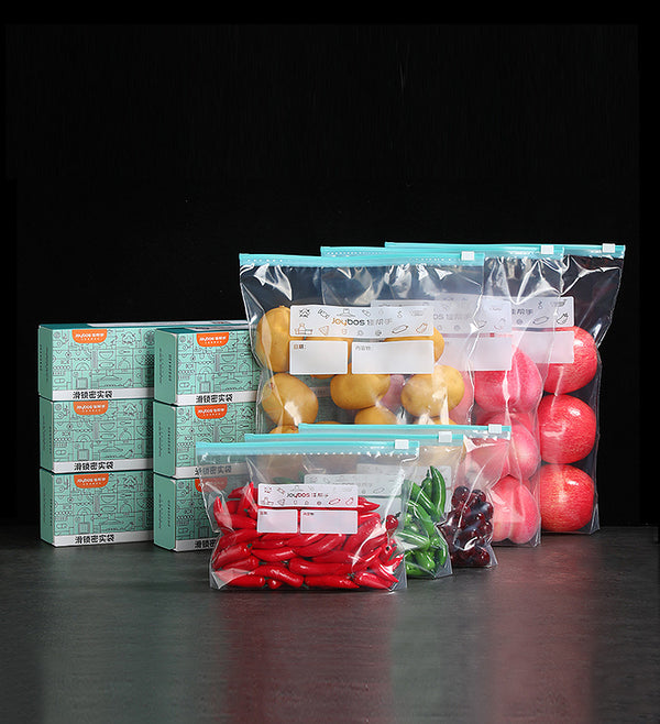 Joybos® Slider Freezer Bags for Food Organization and Storage Double Zipper Design