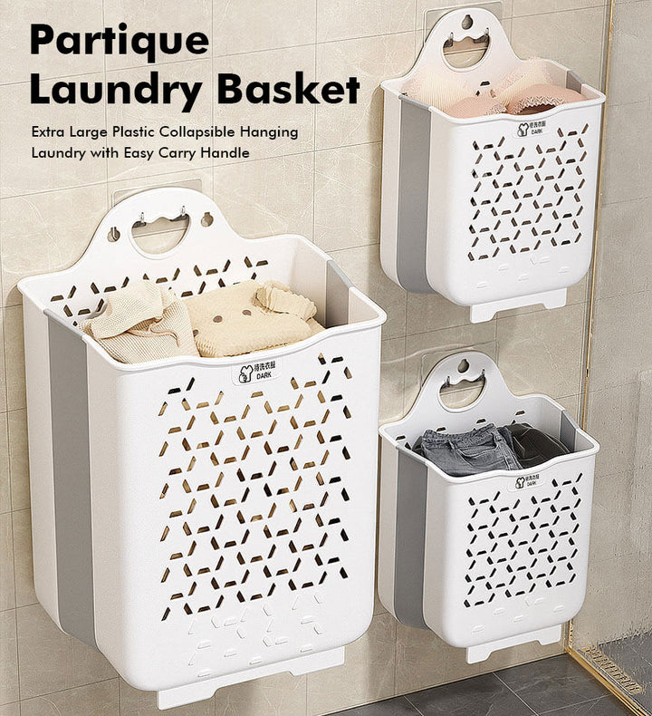 American Dream Home Goods RNAB07KDJTPM9 american dream home goods laundry  basket 18x30 - pop up hamper - collapsible, foldable laundry bag in grey