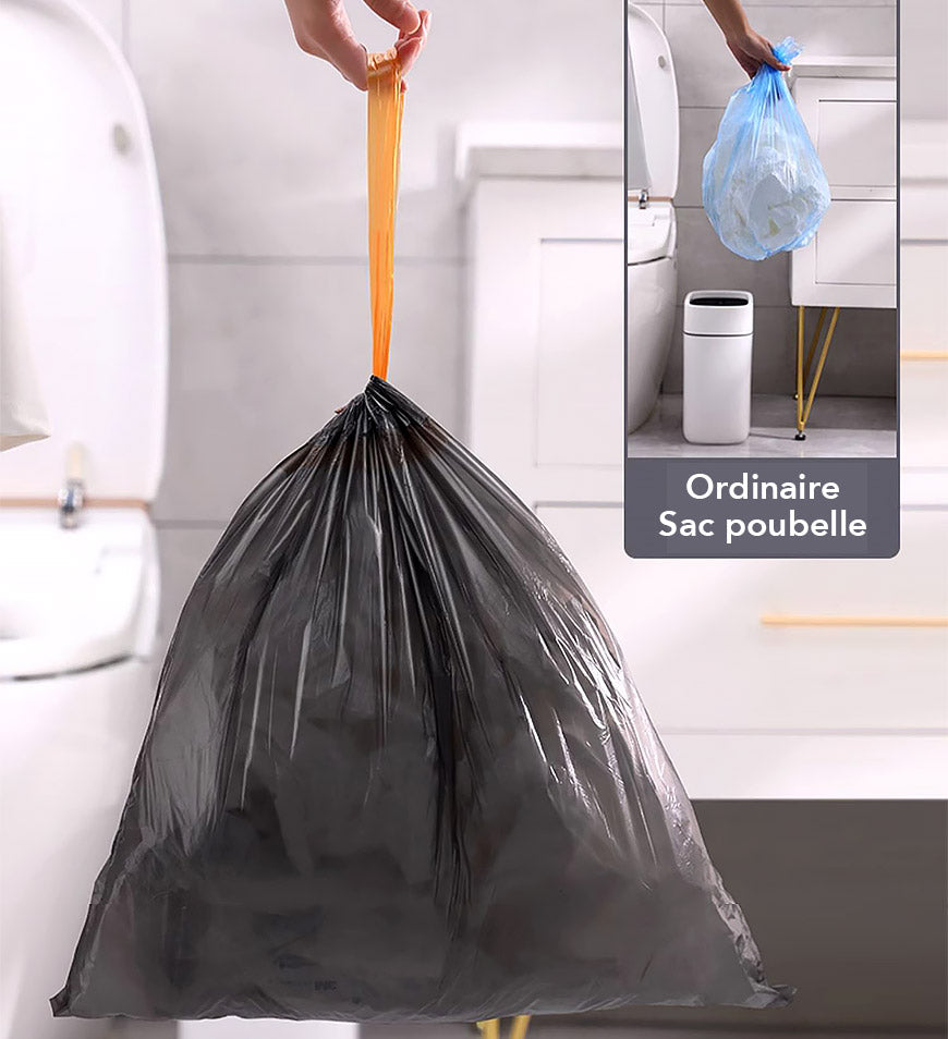 Joybos® Black Trash Bag with Drawstring Z20