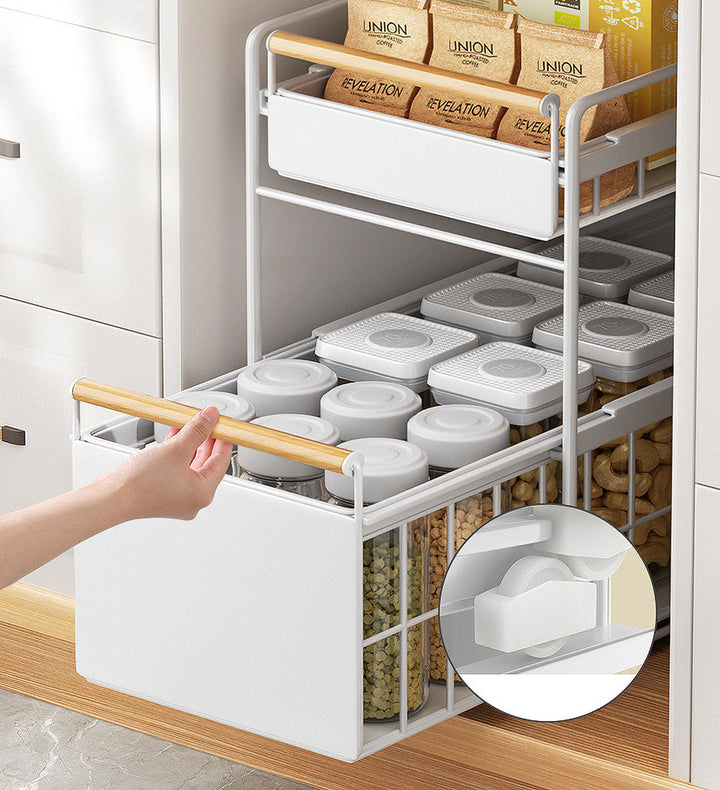 Joybos Multifunctional Pull Out Kitchen Storage Rack F4