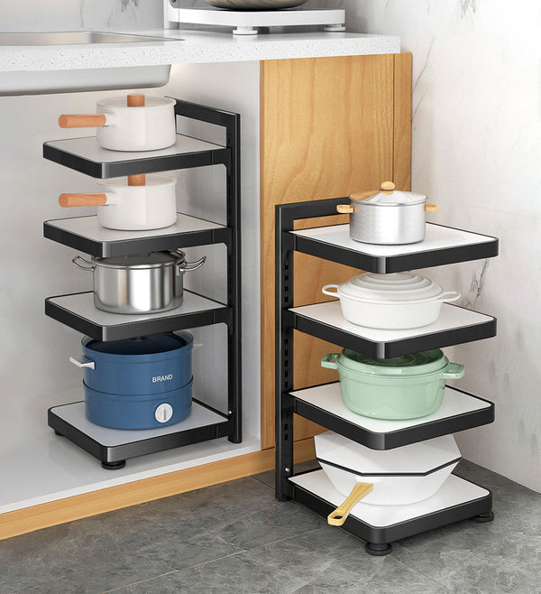 Joybos® 4-Tiers DIY Heavy-Duty Pots And Pans Organizer for Kitchen Organization