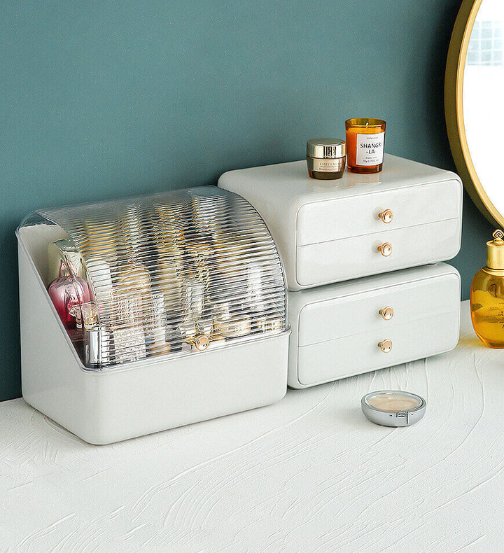 Fithood Joybos® Makeup Storage Organizer Box with Led Lighted