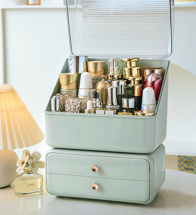 Fithood Joybos® Makeup Storage Organizer Box with Led Lighted